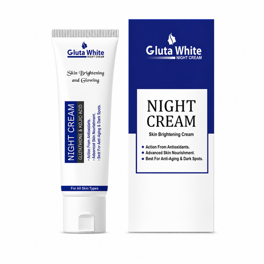 Gluta White Night Cream Tube Pack