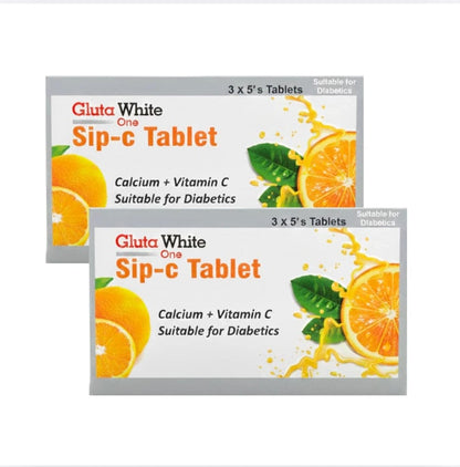 Full Body Whitening Glutathione (30) Tablets & Vitamin-C (30) Tablets.
